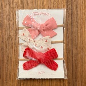 Little Poppy Co Valentine’s Headband Bows